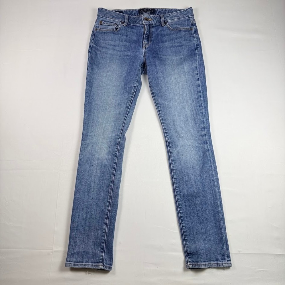 Lucky Brand Lolita Skinny Jeans Womens 4/27 Medium Wash Blue Denim Low Rise Slim